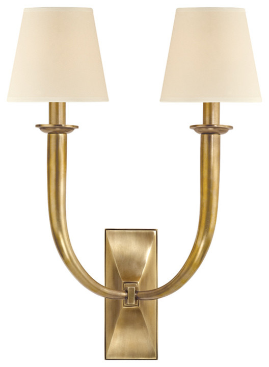 Timeless Elegance, Vienna 2 Light Wall Sconce by Hudson Valley - Item 112