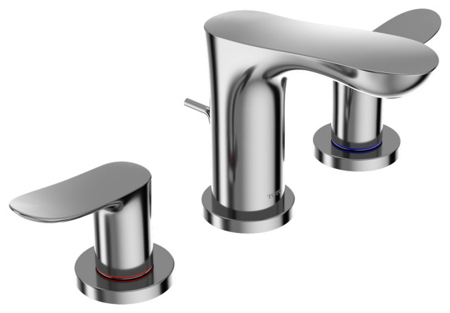 TOTO TLG01201U Global 1.2 GPM Widespread Bathroom Faucet - Polished Chrome