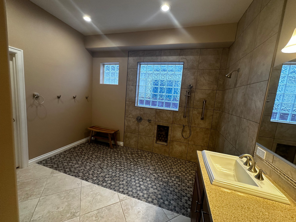 ADA Bathroom/Garage Retrofit and New Flooring