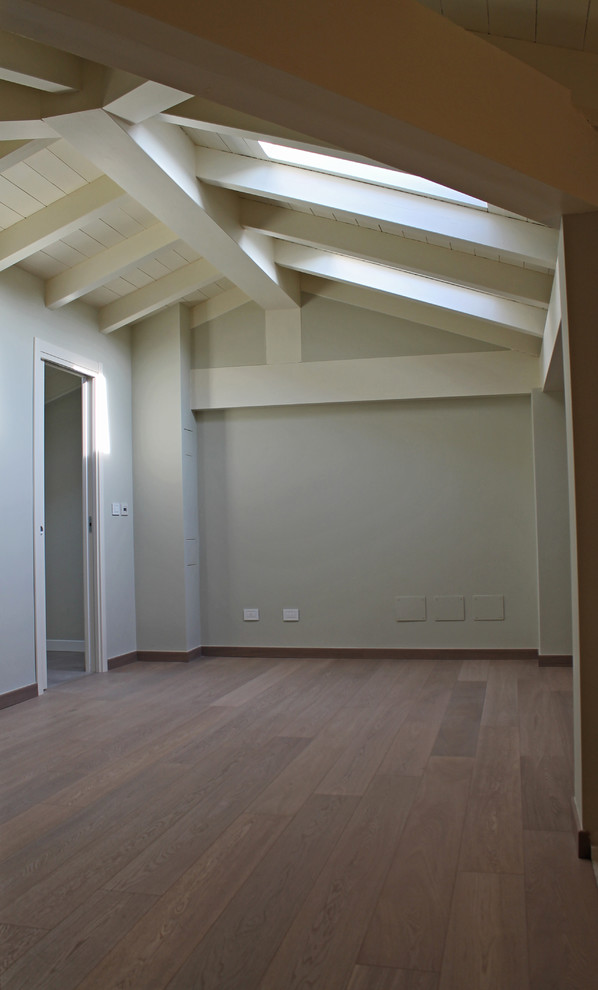SOTTOTETTO LEGNO studio dei colori e dei materiali per alti livelli di comfort