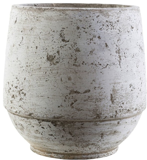 Outdoor Pot, Gray, 12"x12"