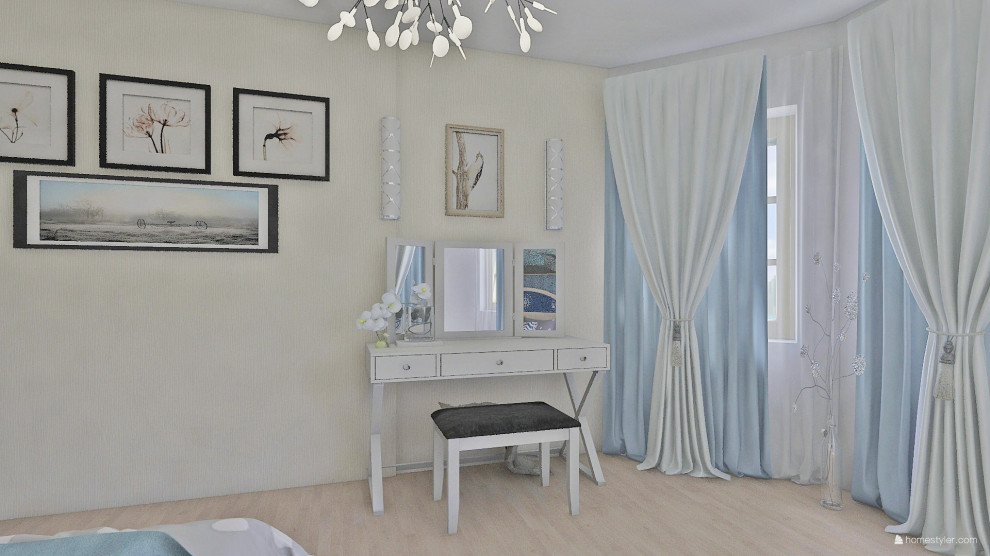 СПАЛЬНЯ В СКАНДИНАВСКОМ СТИЛЕ