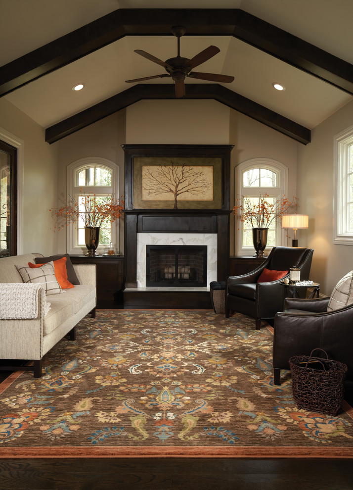 Design ideas for a traditional living room in Other.