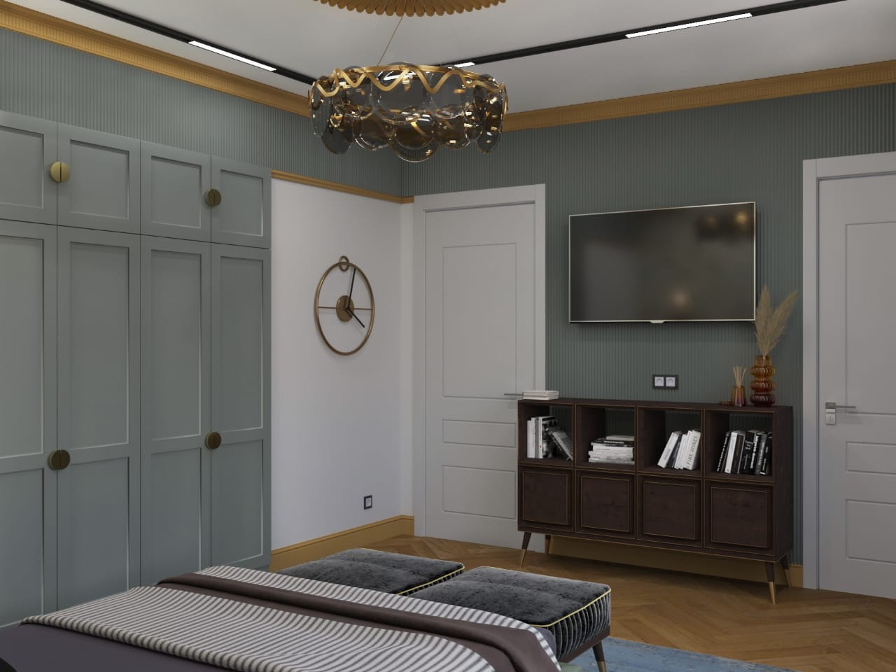 Спальня молодой замужней пары