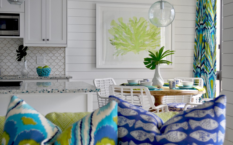 Example of a beach style dining room design in Hawaii