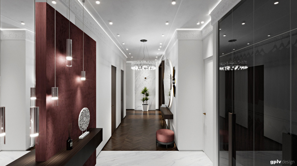 Прихожая в проекте ЖК Аэробус 150