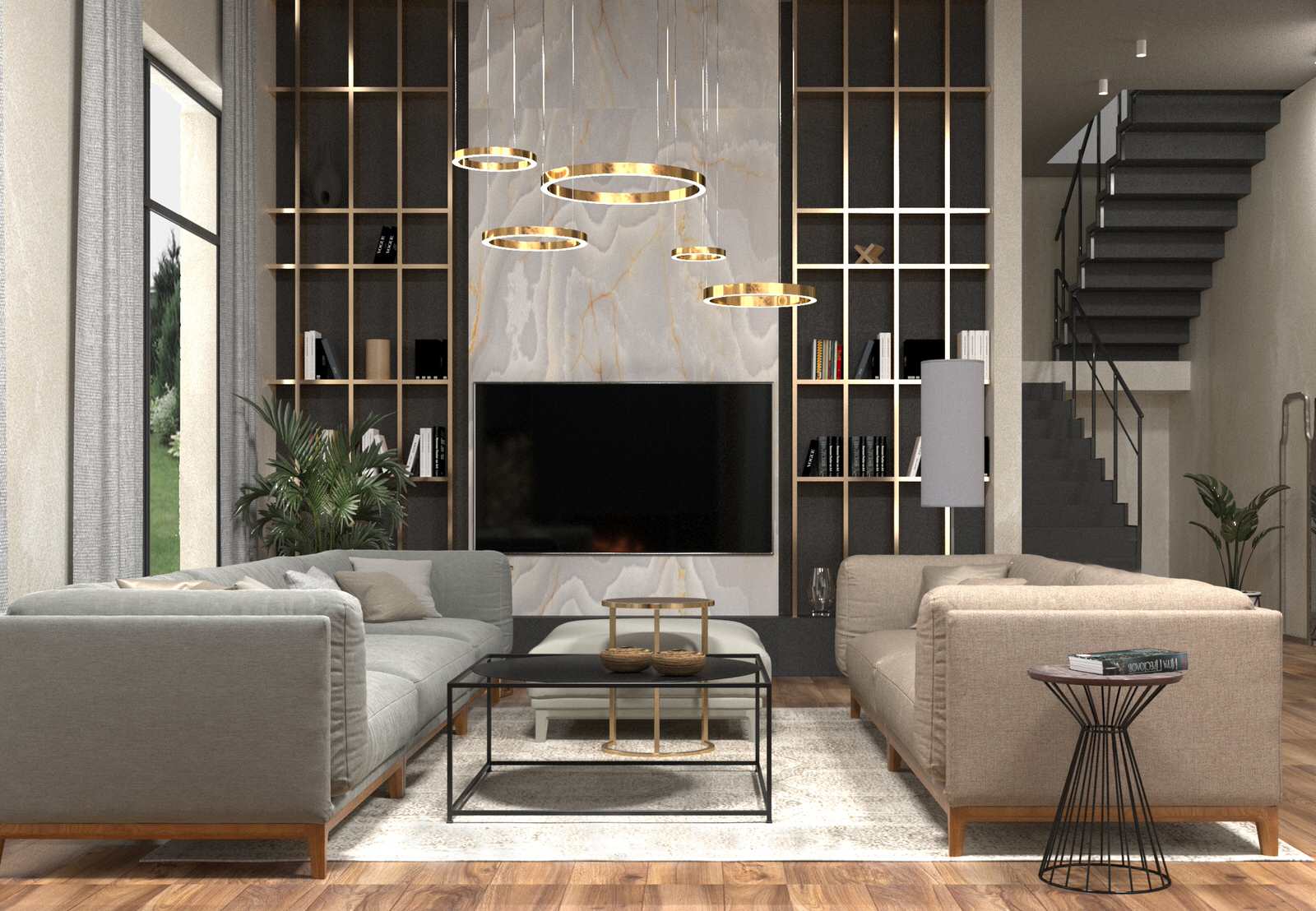 Дизайн-проект загородного дома 300 кв.м