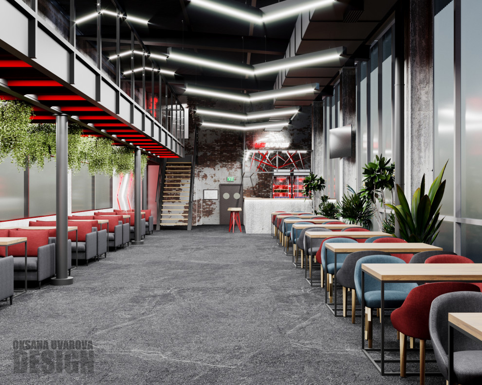 Дизайн ресторана в картинг-клубе