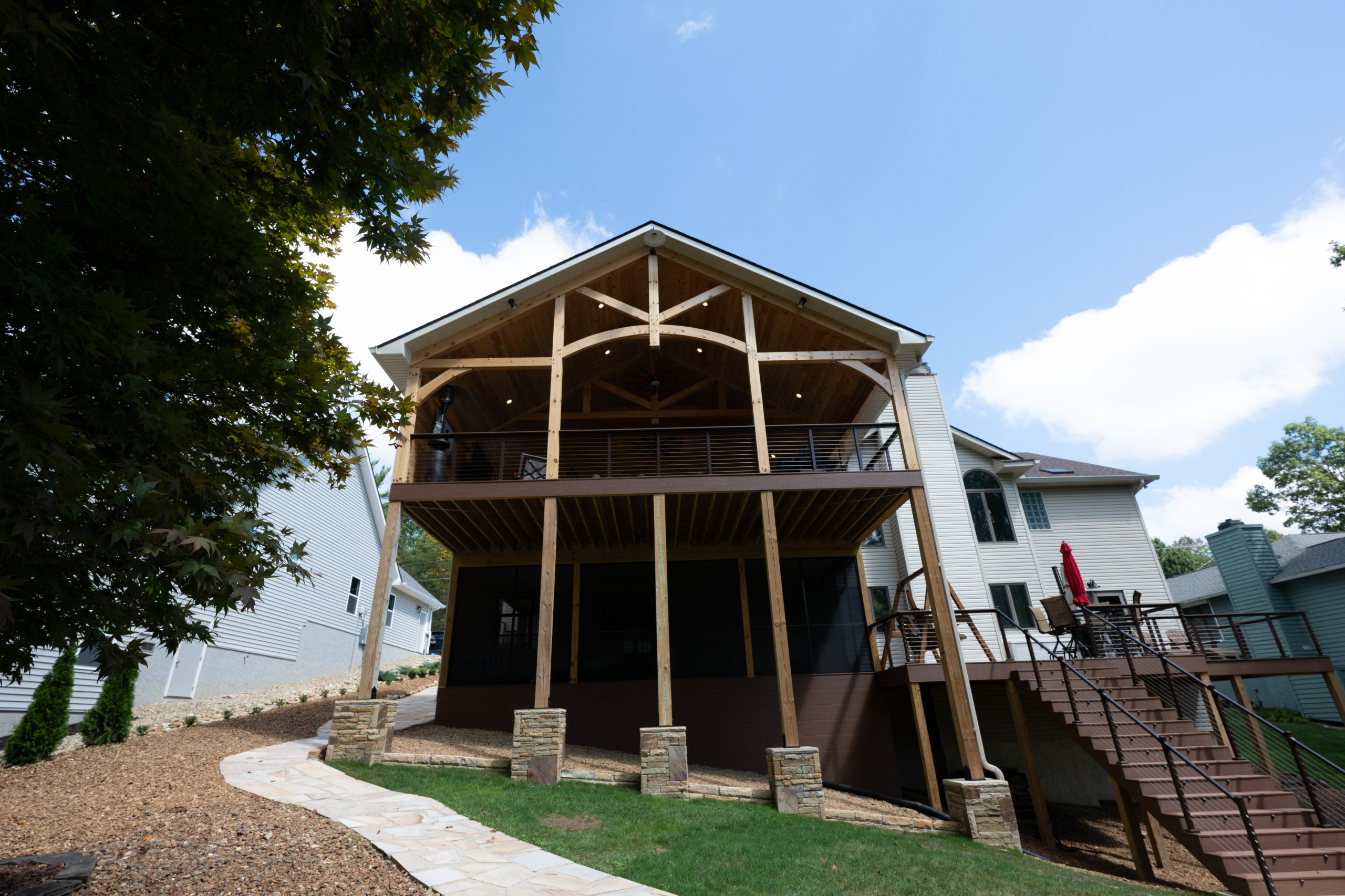 116 Motthaven Drive - Timber Frame Deck Addition