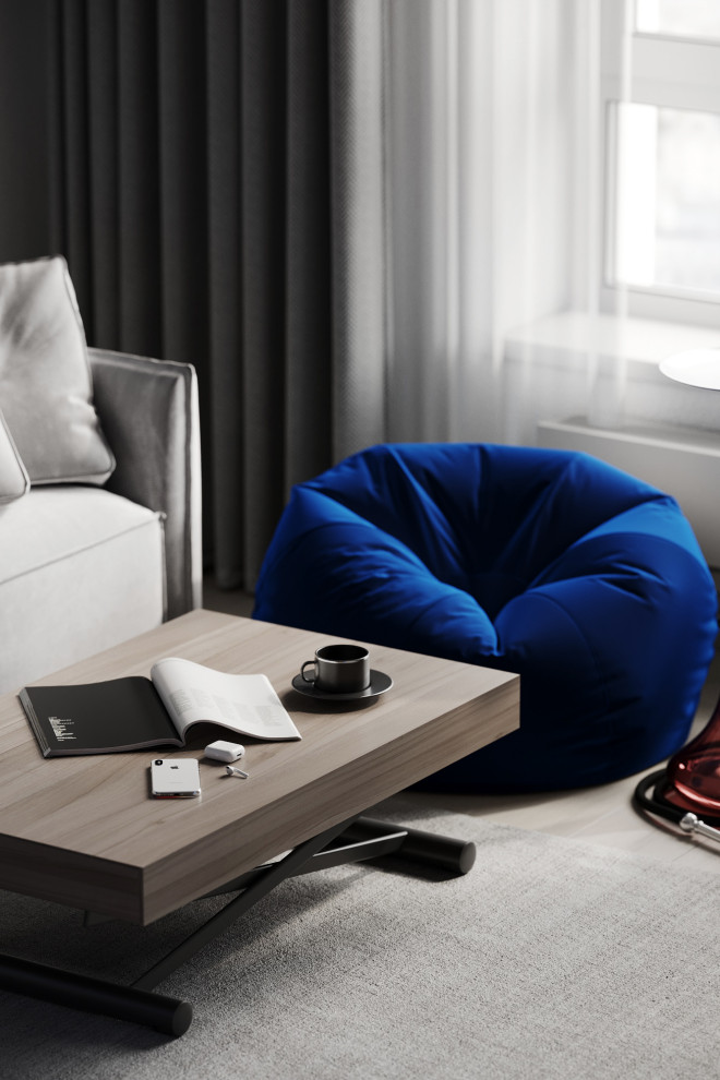 Дизайн кухни-гостиной