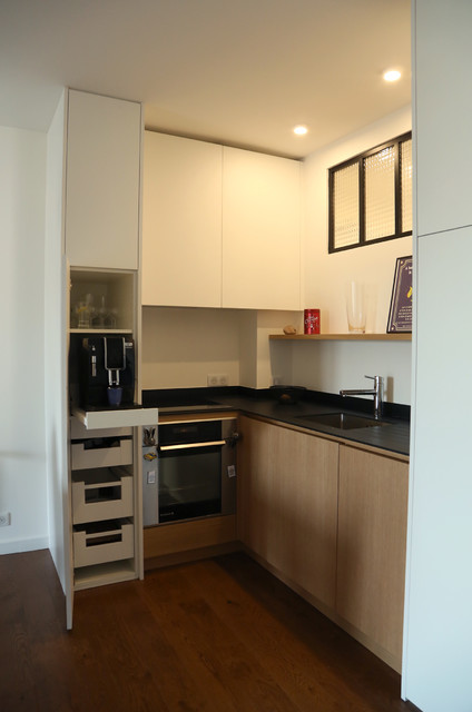 R&eacute;novation 74m2 Paris 13e modern-kueche