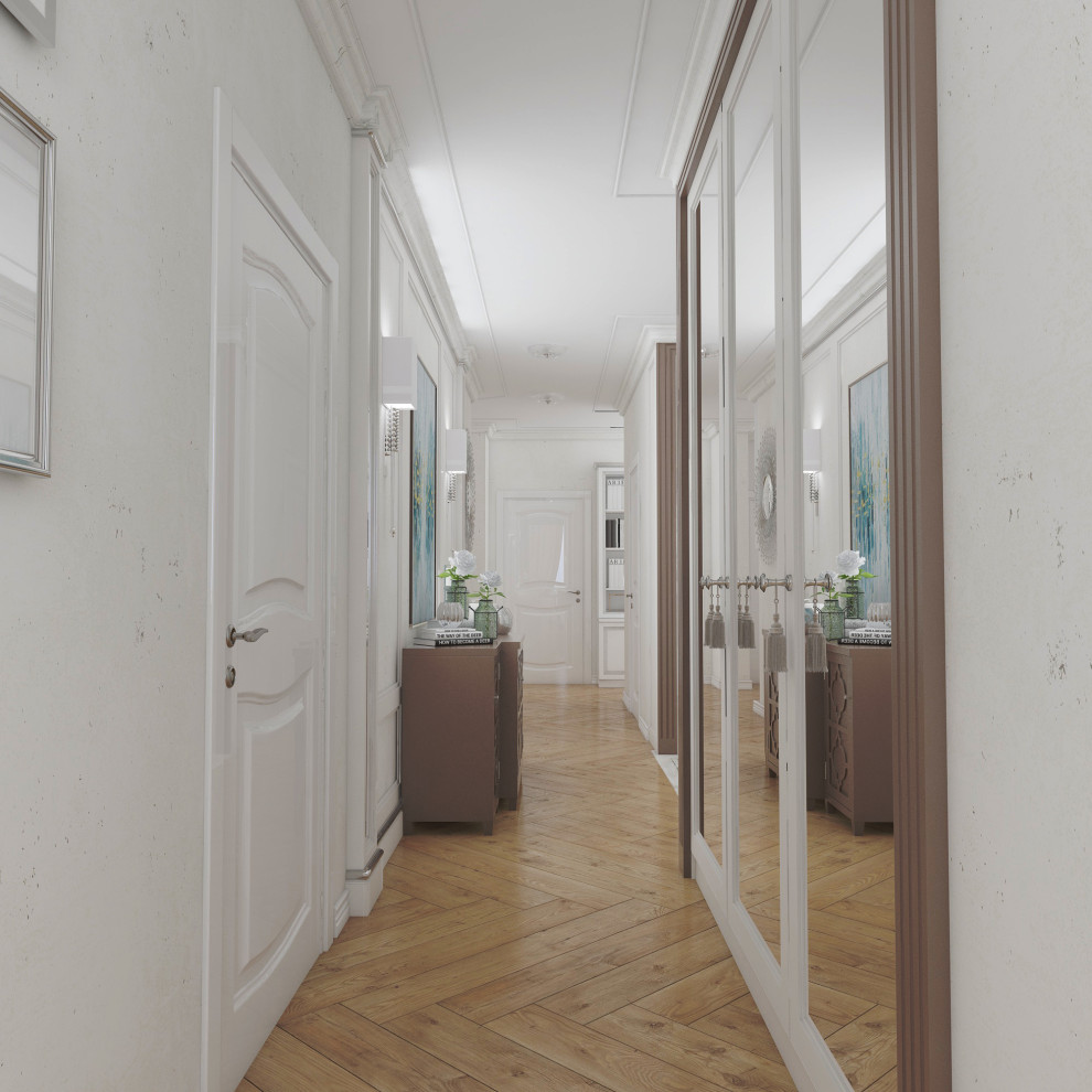 Проект. Интерьер квартиры. Неоклассика (180 кв м)