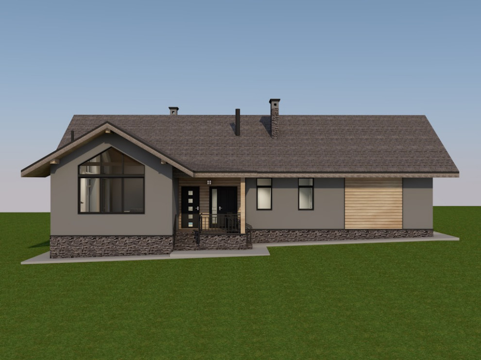 23-028 Жилой дом из газобетона общей площадью 166 м2