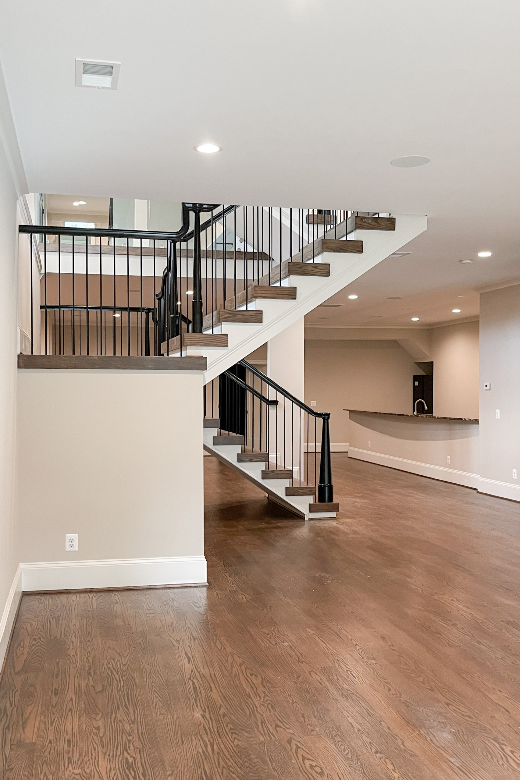 89_Eclectic and Edgy Staircase in French Contemporary Residence, McLean VA 2210
