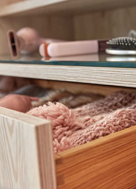 Pink Fitted Wardrobes Contemporary Buckinghamshire By