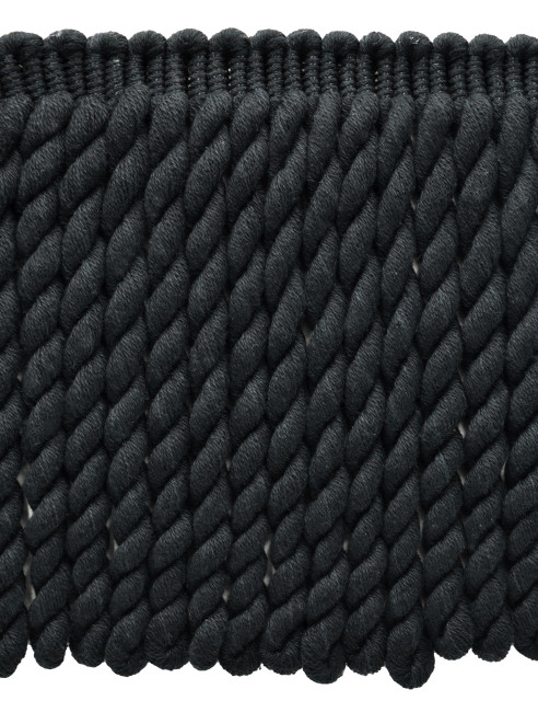 DecoPro Fransenborte, 30,5 Cm – Schwarz, Für Kleidung & Deko, Polyester