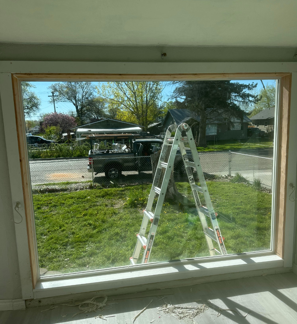 Large Front Window Installation