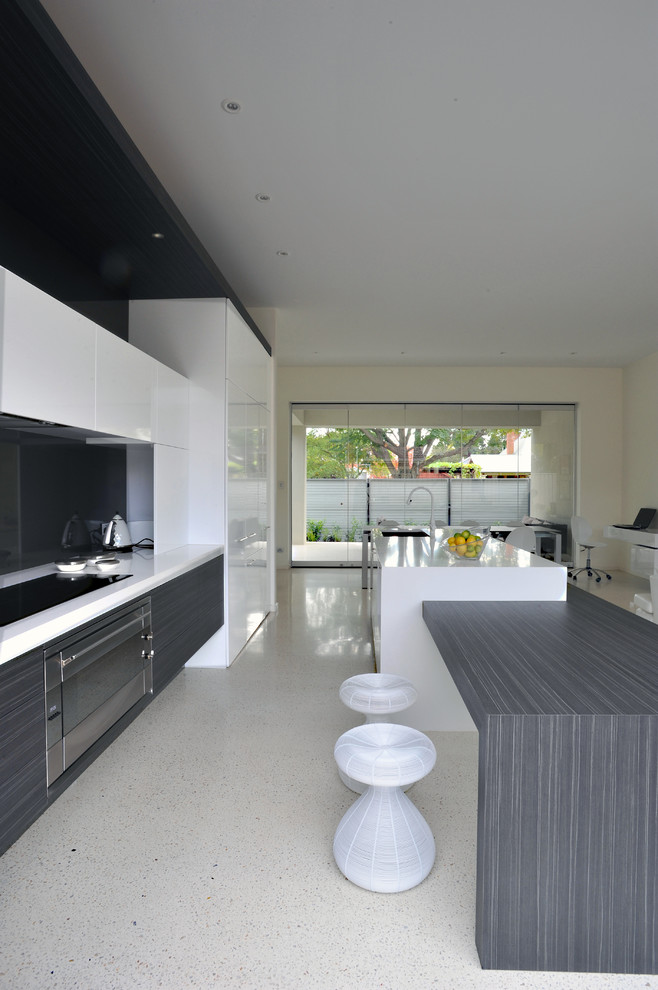 Design ideas for a contemporary kitchen in Adelaide.