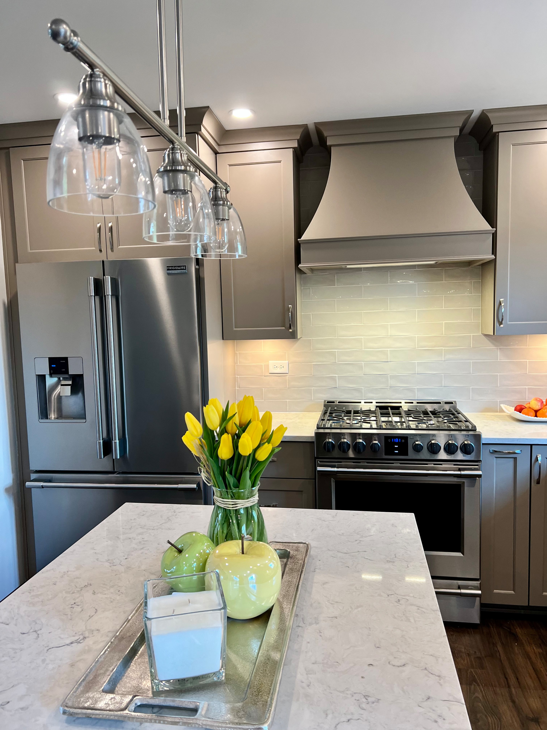 Warm Gray Traditional Kitchen