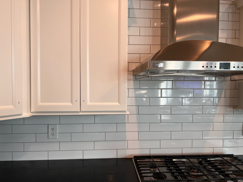 HELP! white dove and white subway tile clash