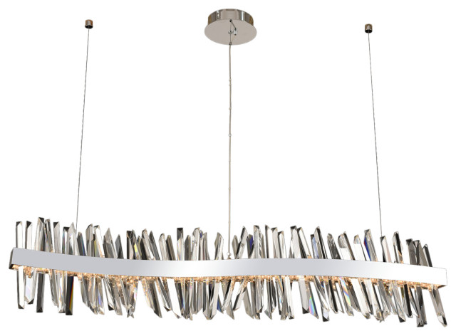 Glacier 8x16" 1-Light Contemporary Island Light by Allegri