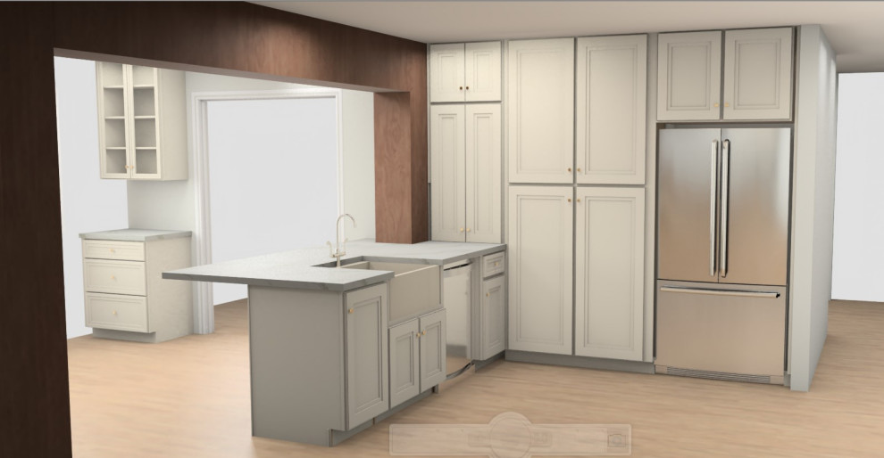 Transitional kitchen photo in St Louis