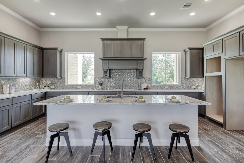 Example of a kitchen design in Houston