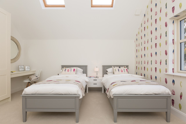 Beautiful small woodland development in Rathfarnham, Co Dublin. scandinavian-bedroom