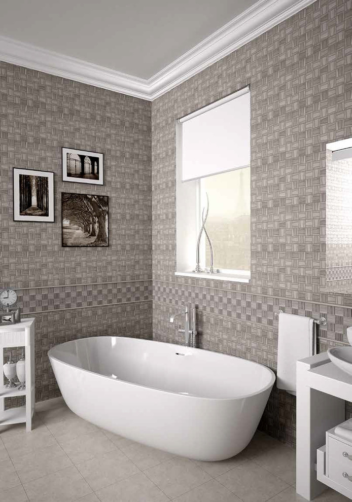 Мозаика из натурального камня в интерьере