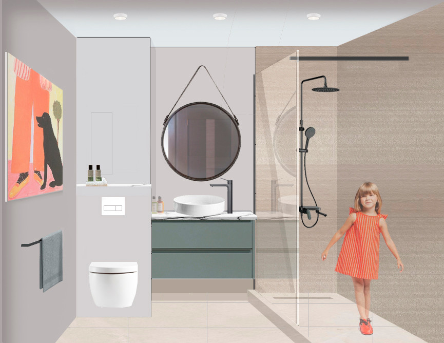 Дизайн-концепт ванной комнаты