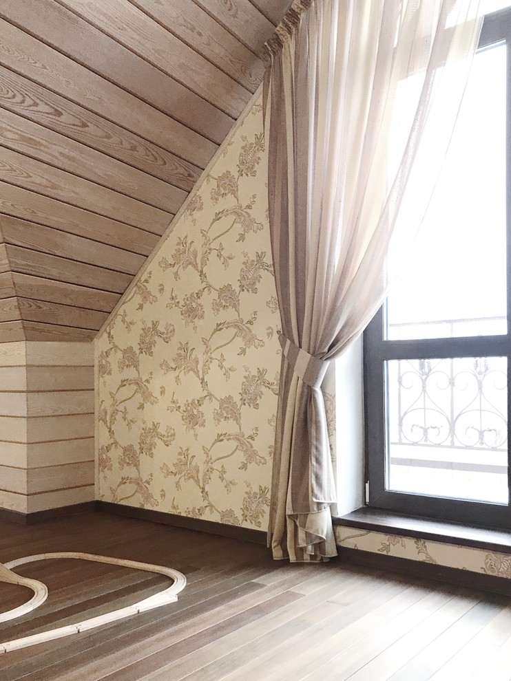 Attic In A Modern Russian Country House