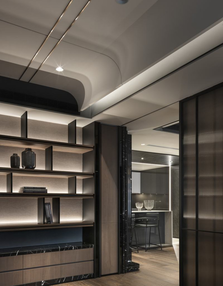 Дом холостяка - единое пространство для полноценного отдыха и работы от L DESIGN