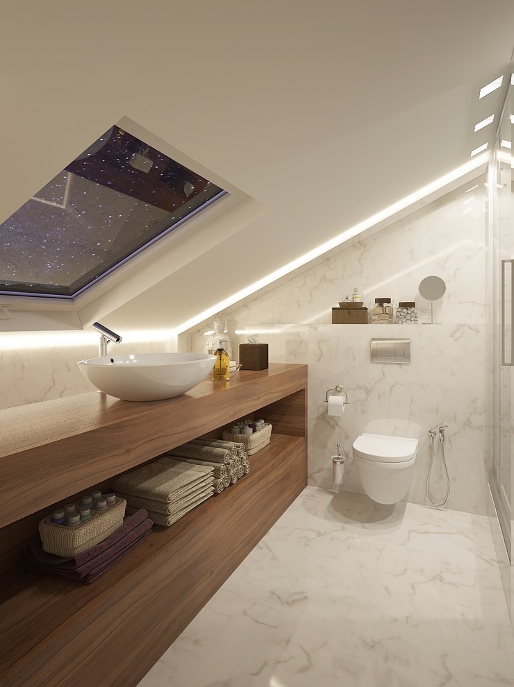 Эскиз небольшой современной квартиры