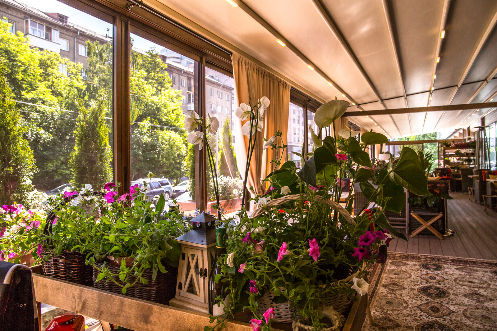 Пергола для ресторана "Сыроварня" в Новосибирске