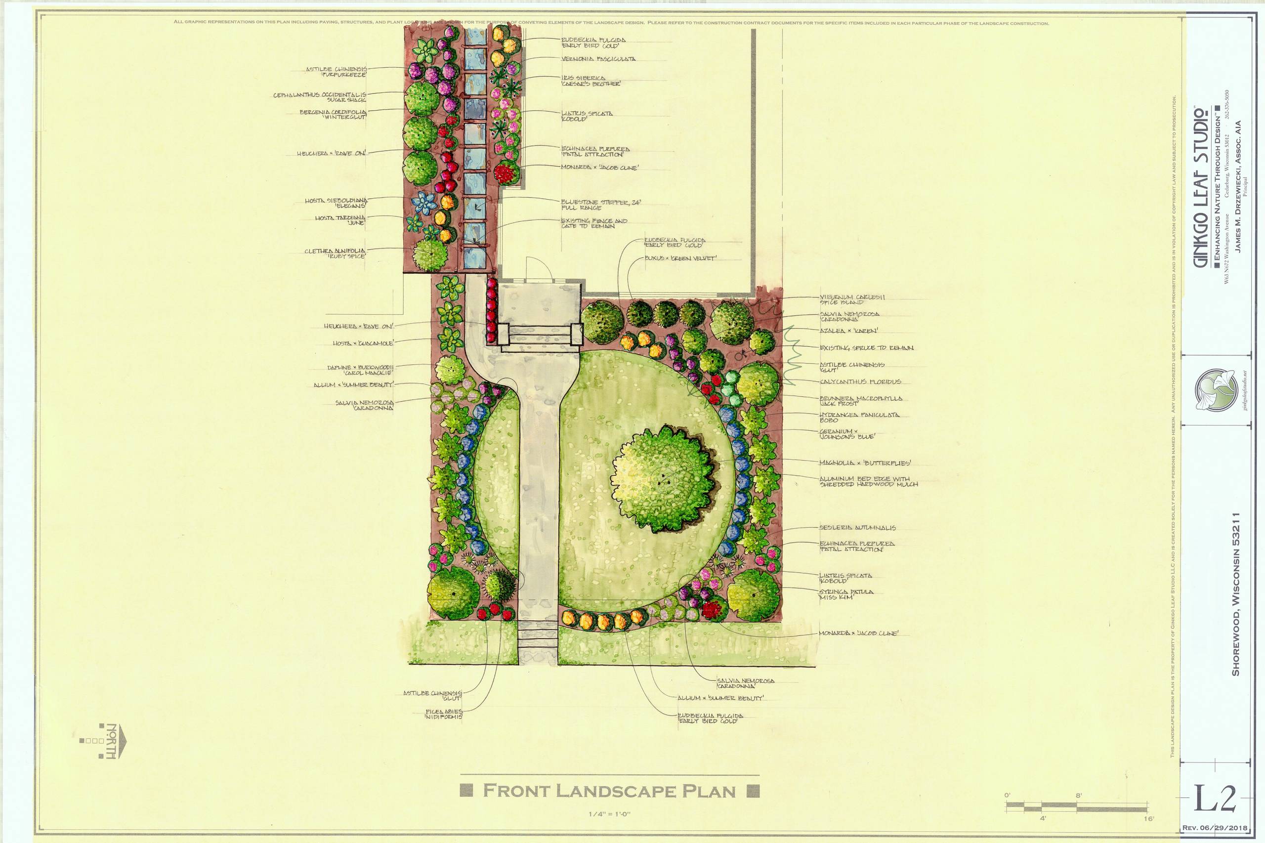 Traditional Front Landscape - Shorewood