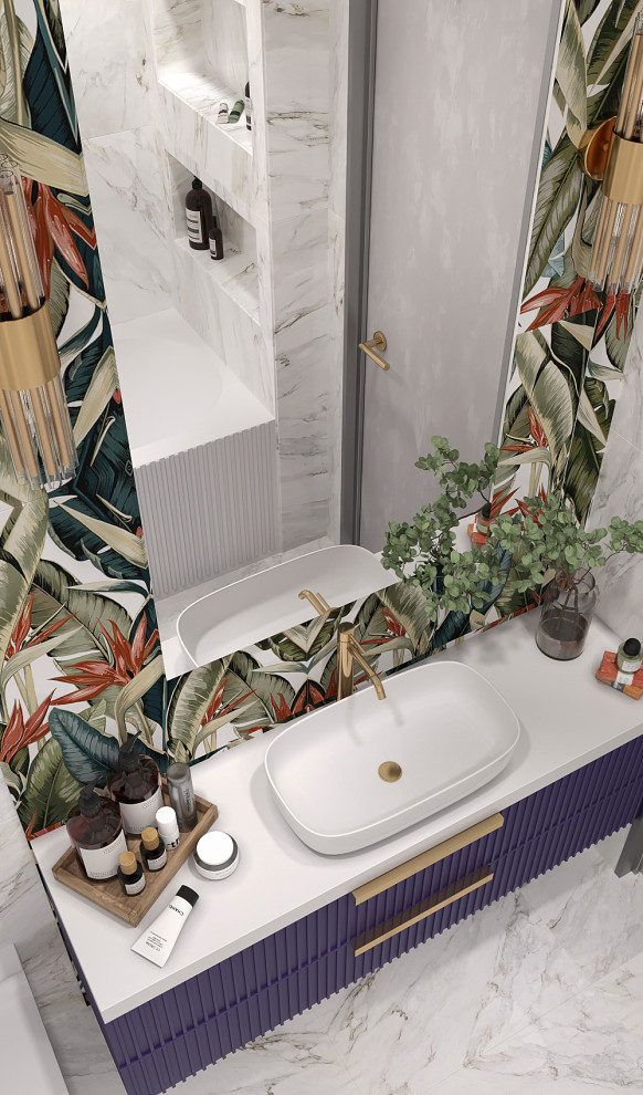 санузел в стиле ардеко