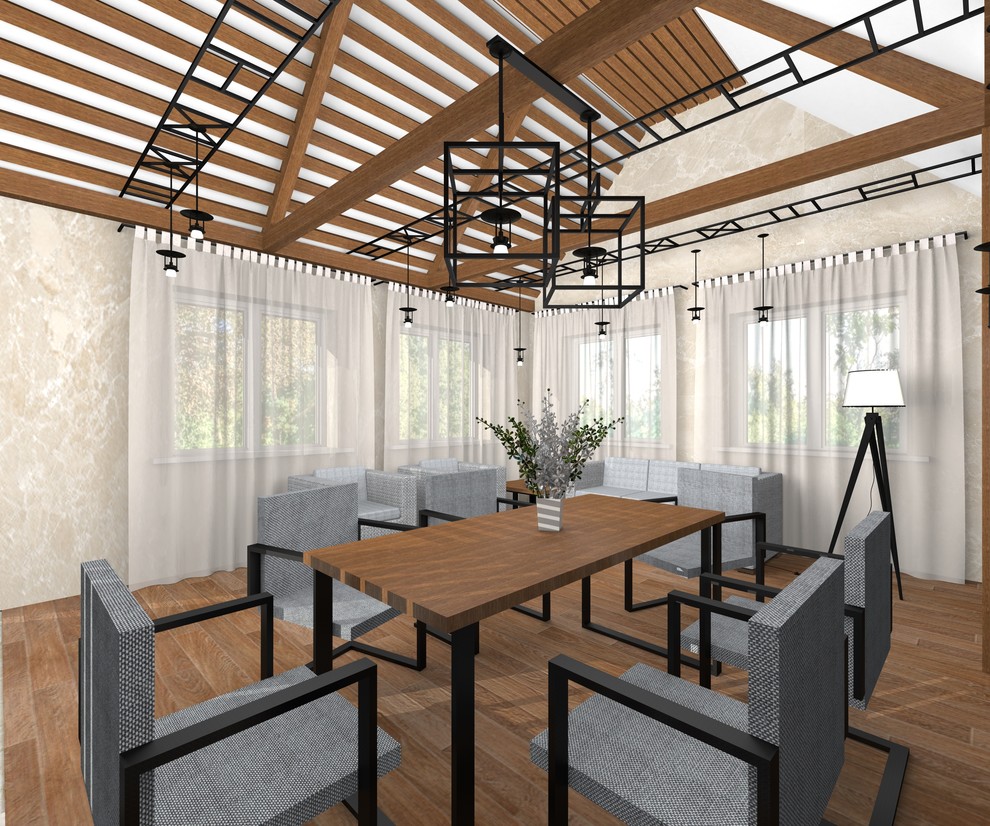 Дизайн-проект летнего домика в городе Чапаевск.