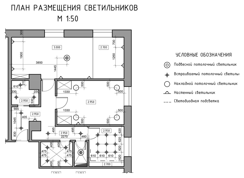 Дизайн-проект интерьера квартиры 60 кв.м.