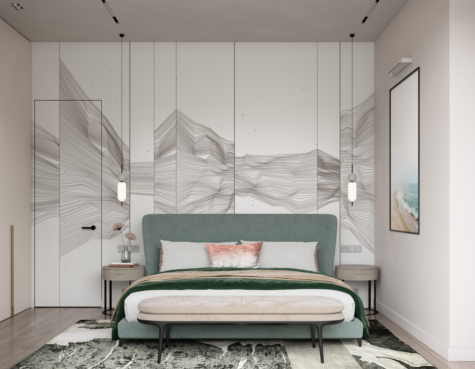 Мастер-спальня. Второй этаж.