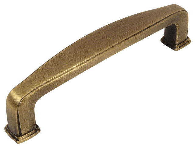 Cosmas 4390BAB Brushed Antique Brass 3-1/2” CTC Cabinet Pull