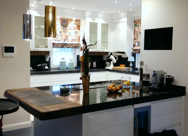 Kochinsel Und Theke Modern Kuche Munchen Von Schreinerei Hermann Eder