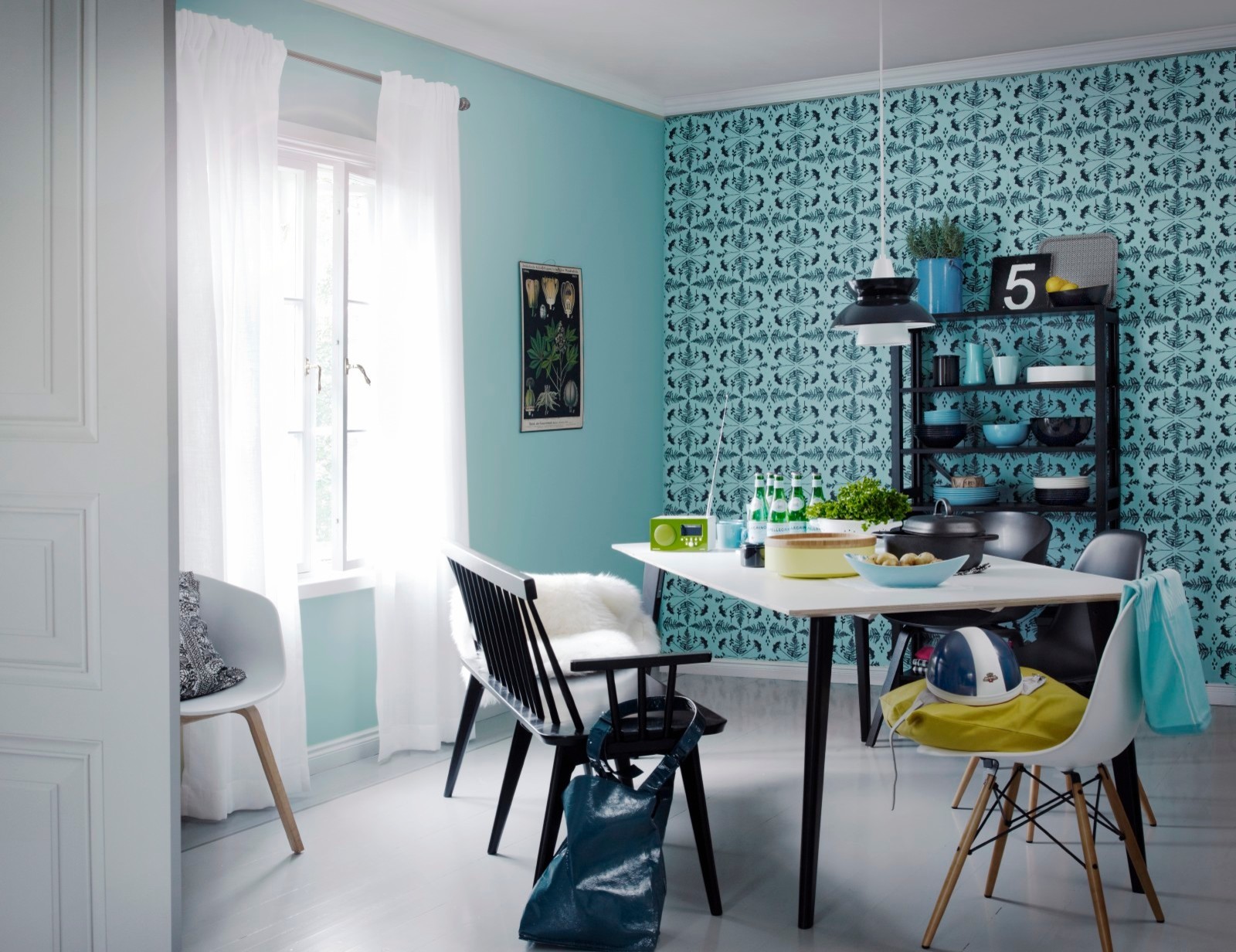 Краски Tikkurila в гостиных