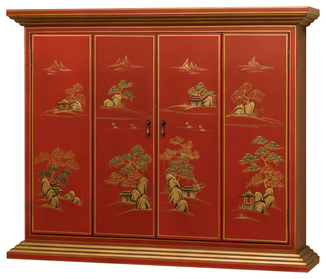 Chinoiserie Wall Tv Cabinet Asian Entertainment Centers And Tv Stands By China Furniture