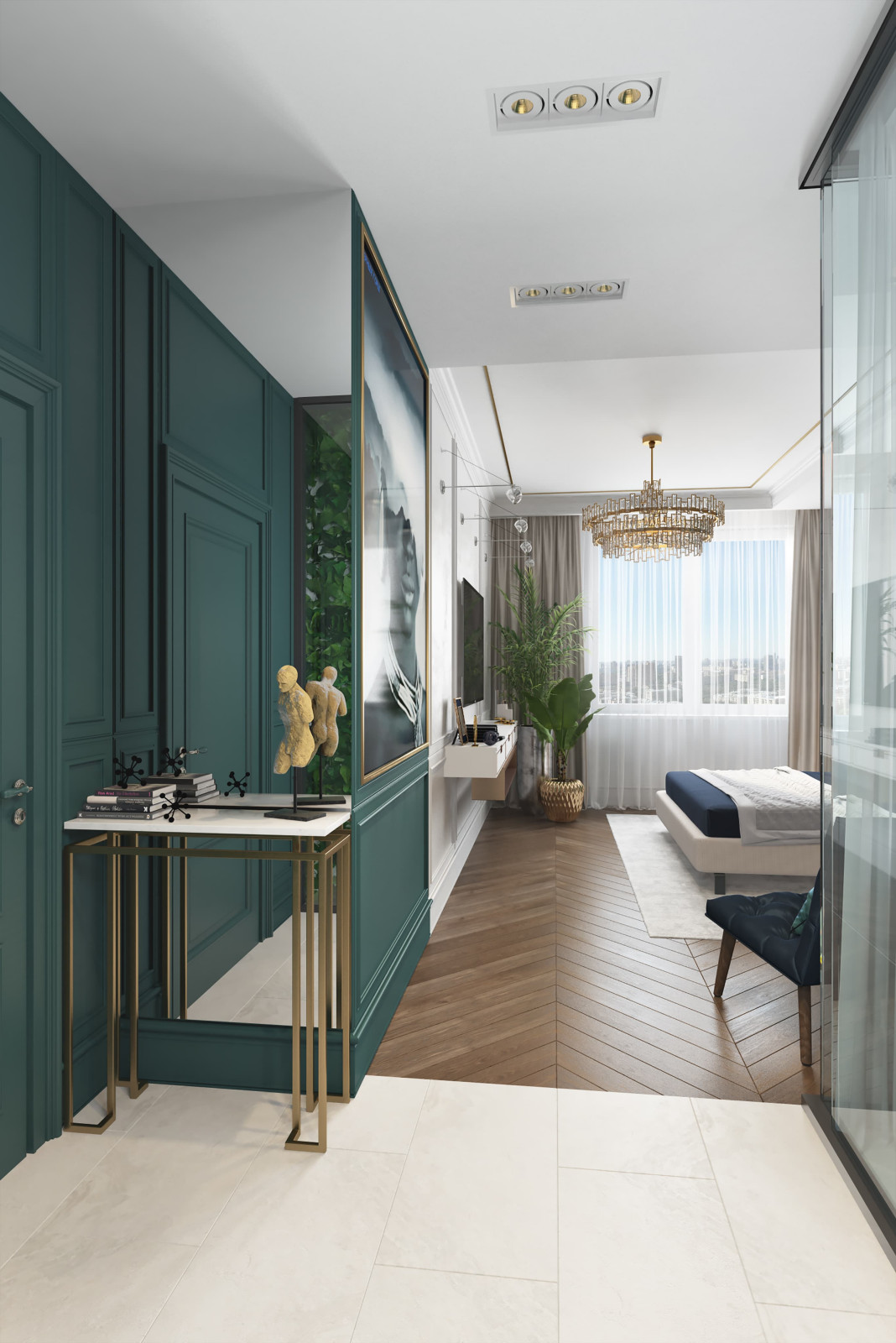 Дизайн и ремонт квартиры в ЖК «Донской Олимп» — Пересечение миров.