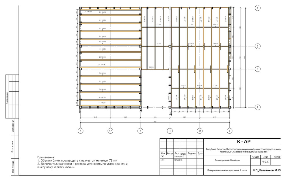 Каркасный деревянный дом