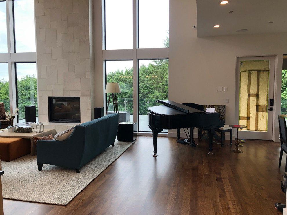 Rug for under grand piano