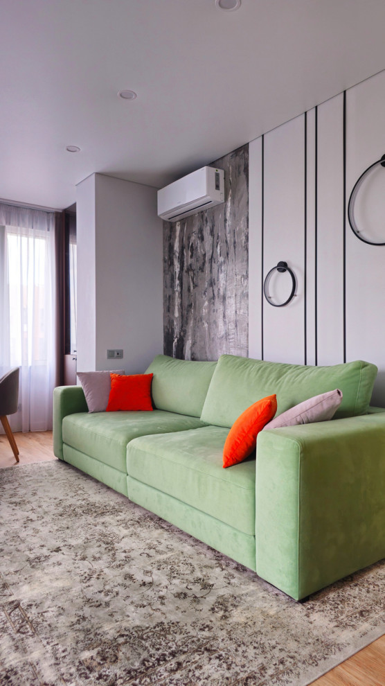 Квартира с цветными акцентами