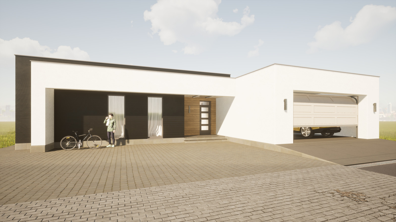 Дом в сосновом лесу