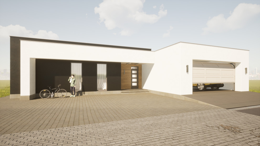 Дом в сосновом лесу