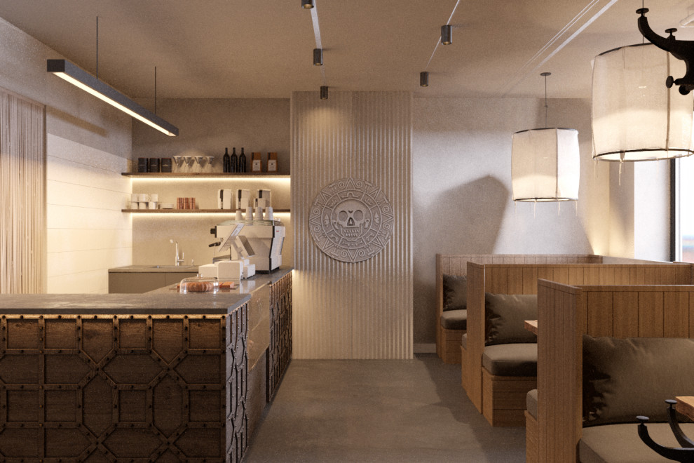 Кофейня Mrs.Smith / Визуализация